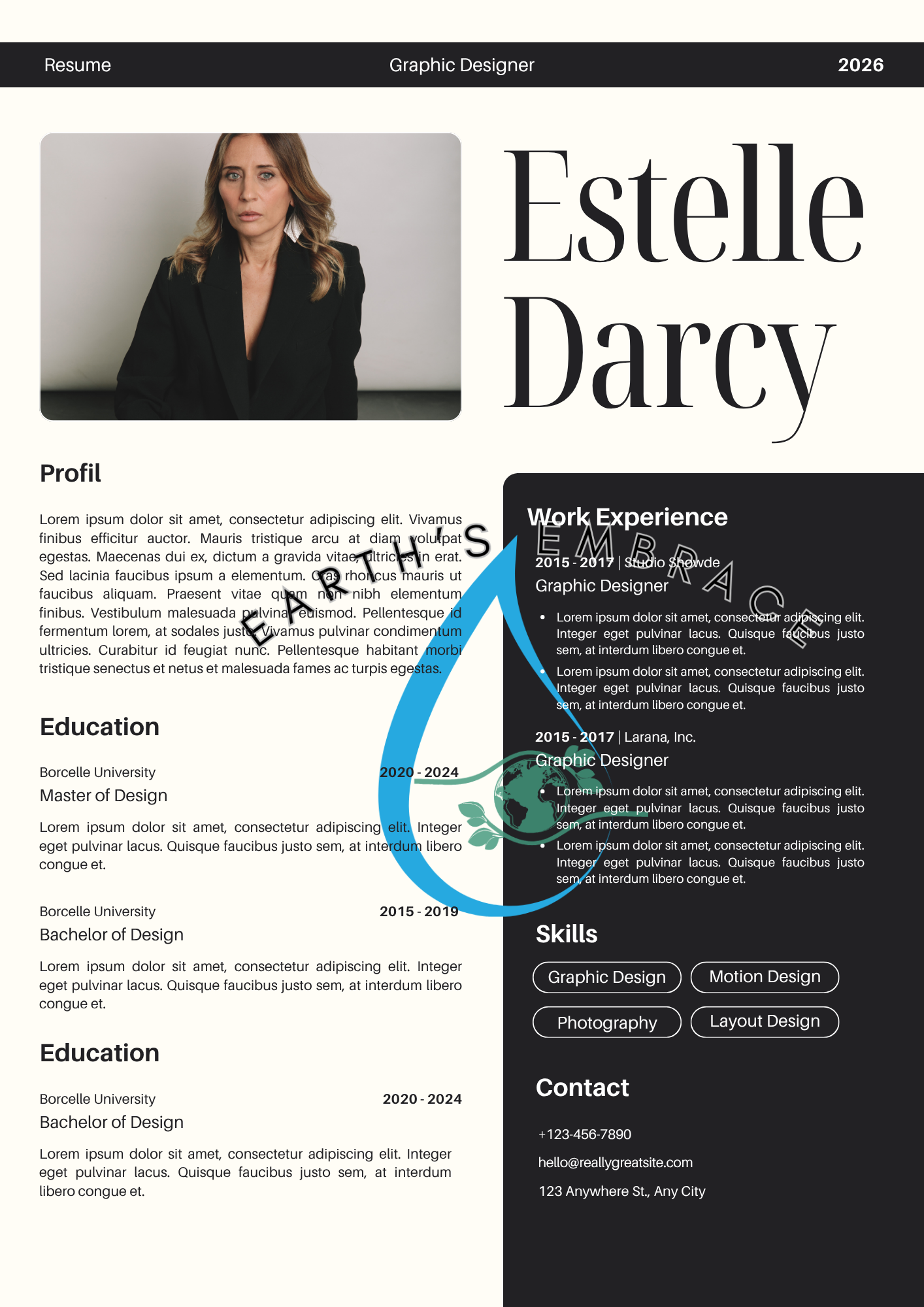 Estelle Darcy — Graphic Designer