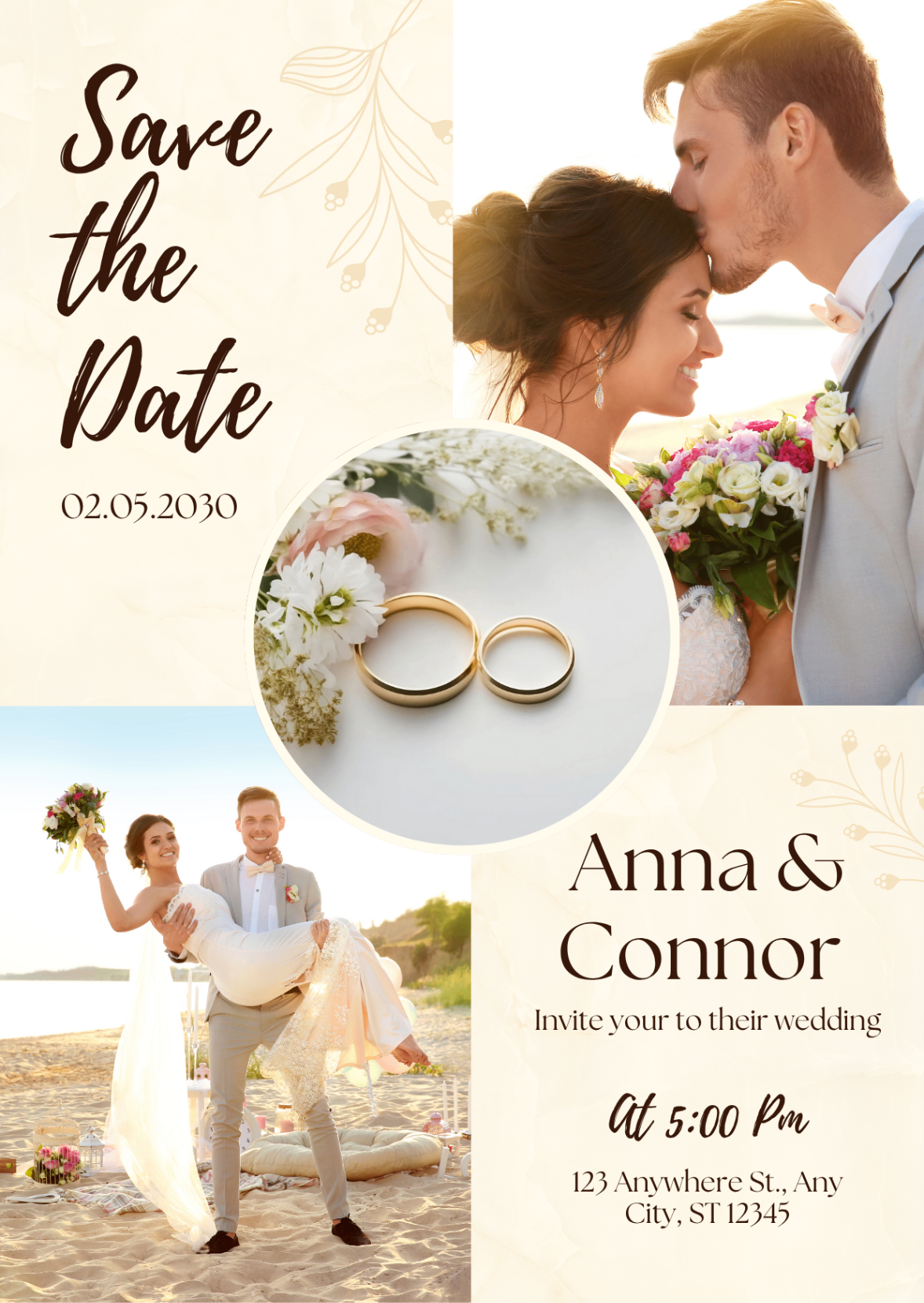 Collage Save the Date