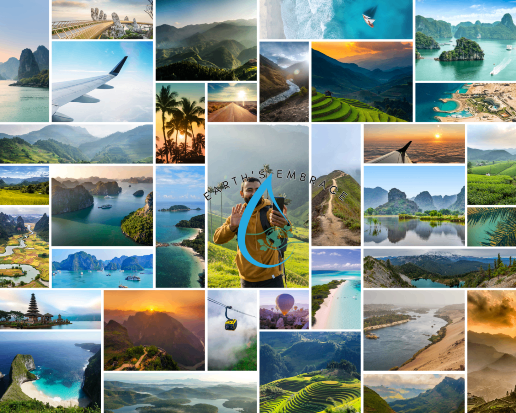 Adventure Travel Collage