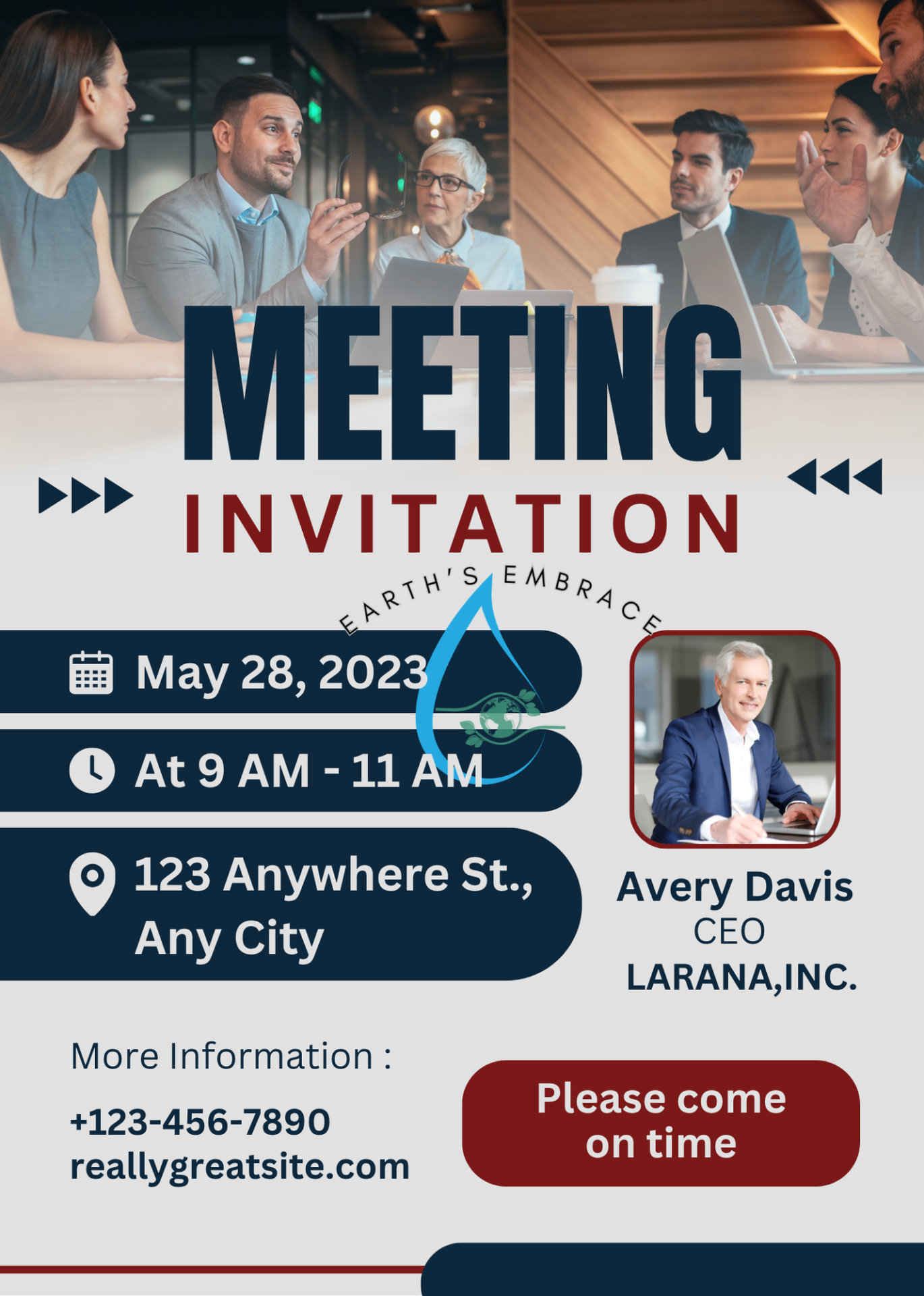 Boardroom Meeting Invitation