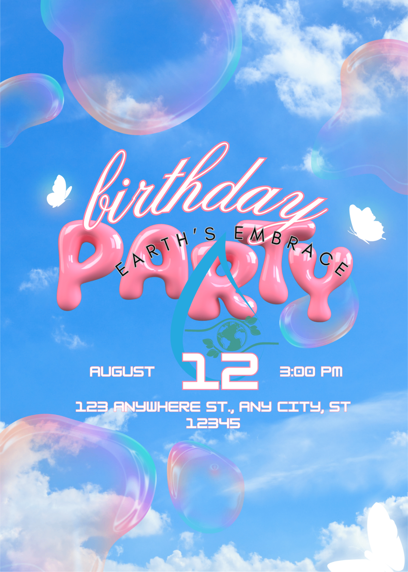 Pastel Bloom Invitation