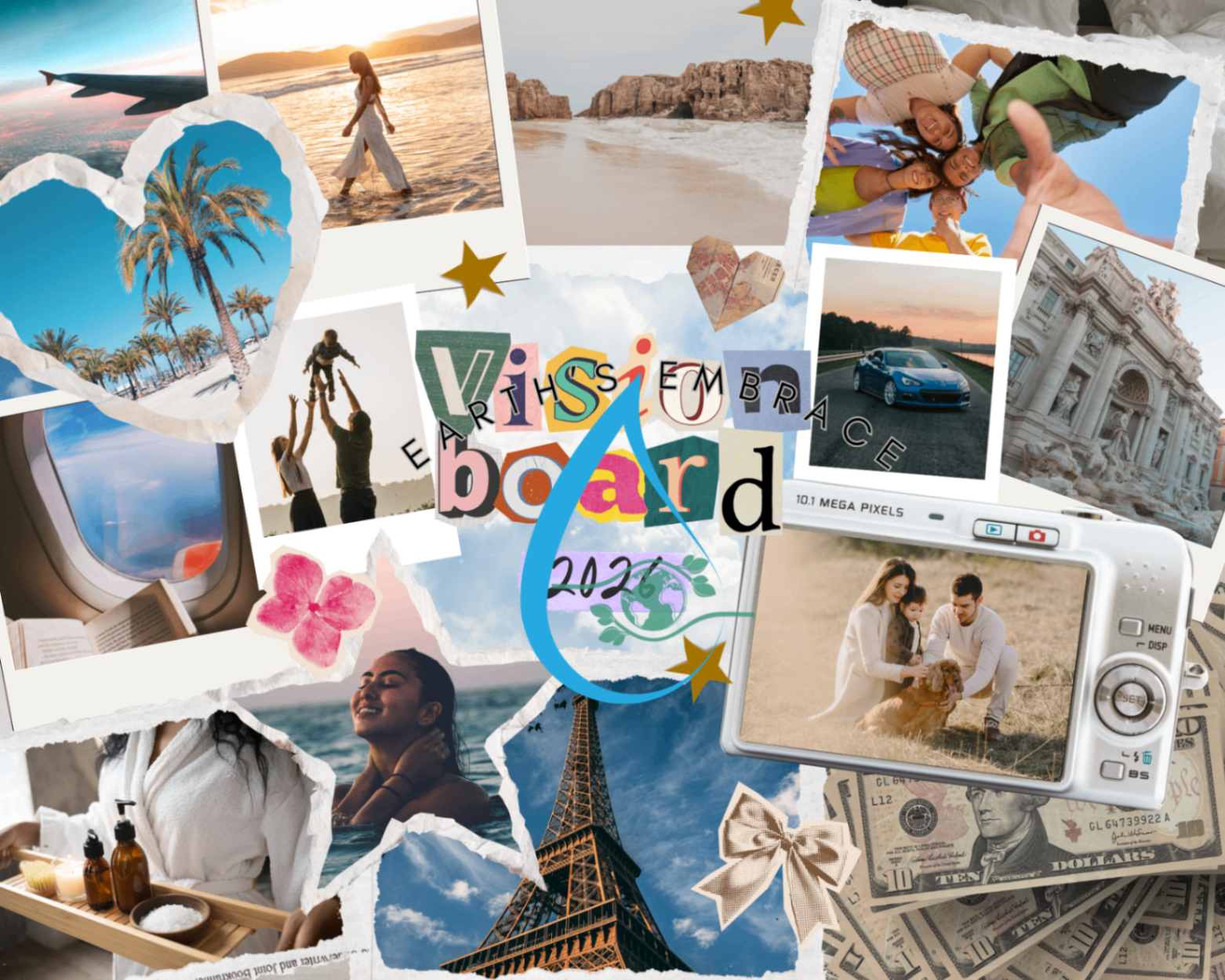 Travel Dreams Vision Board
