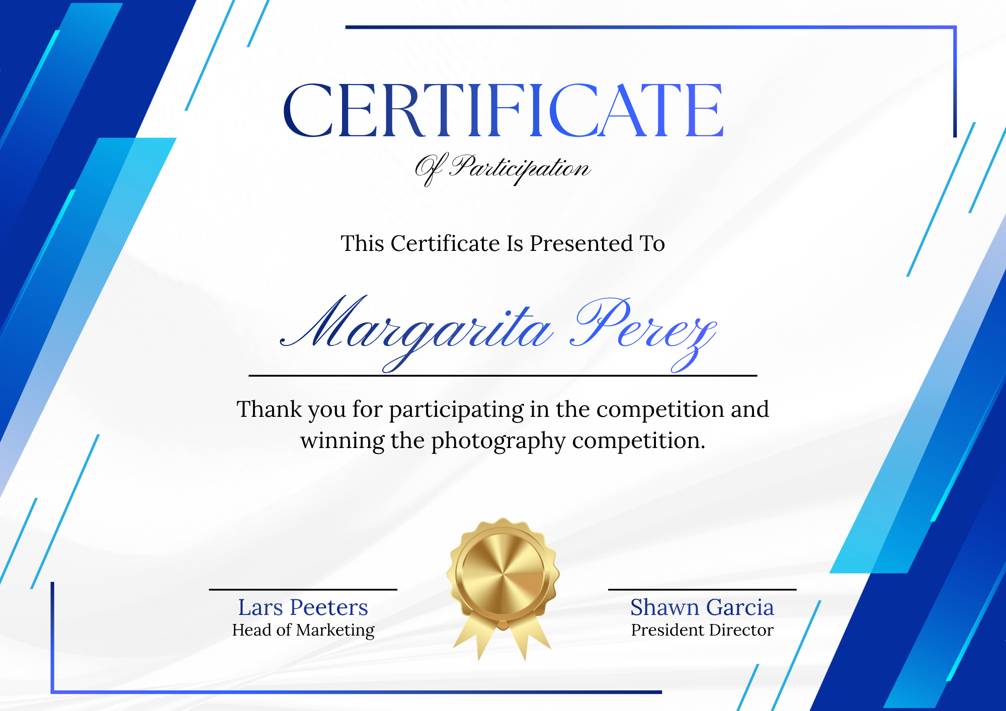 Blue Geometric Participation