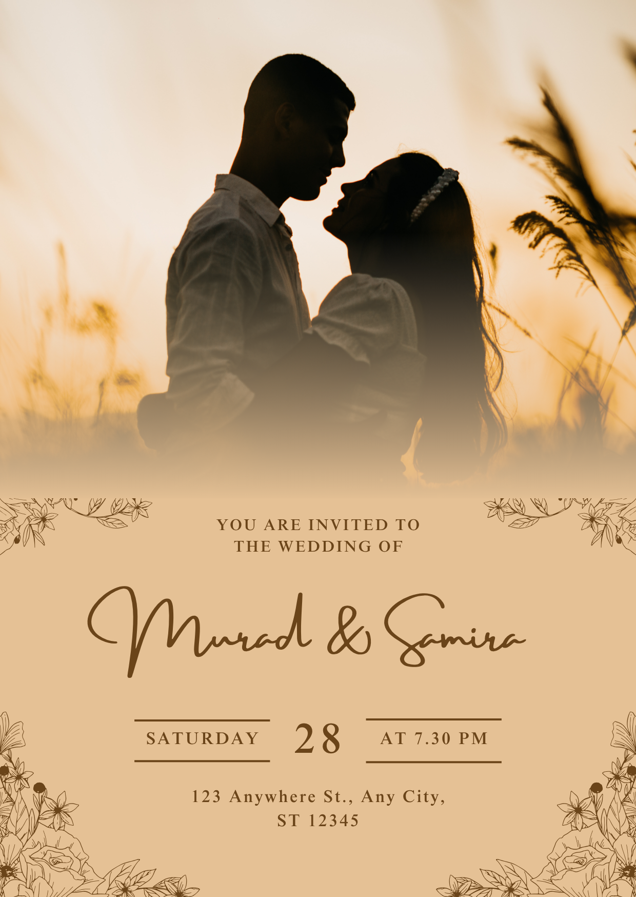 Golden Hour Photo Invite