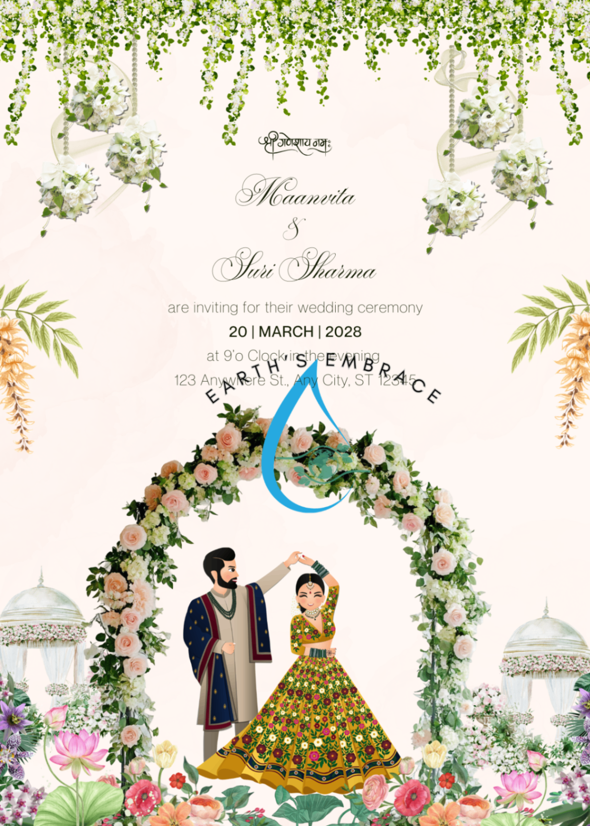 Garden Pavilion Invitation