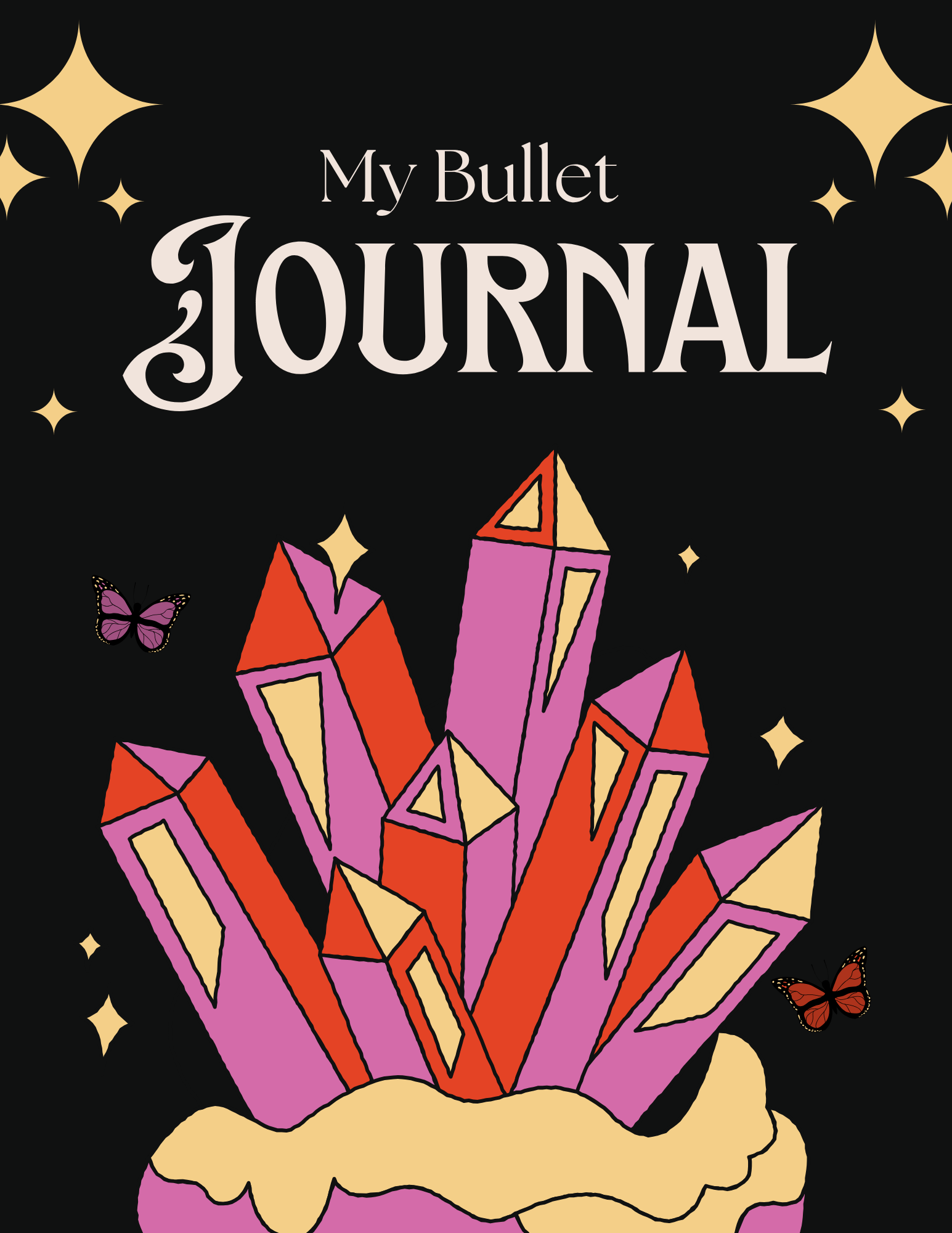 Crystal Bullet Journal Cover