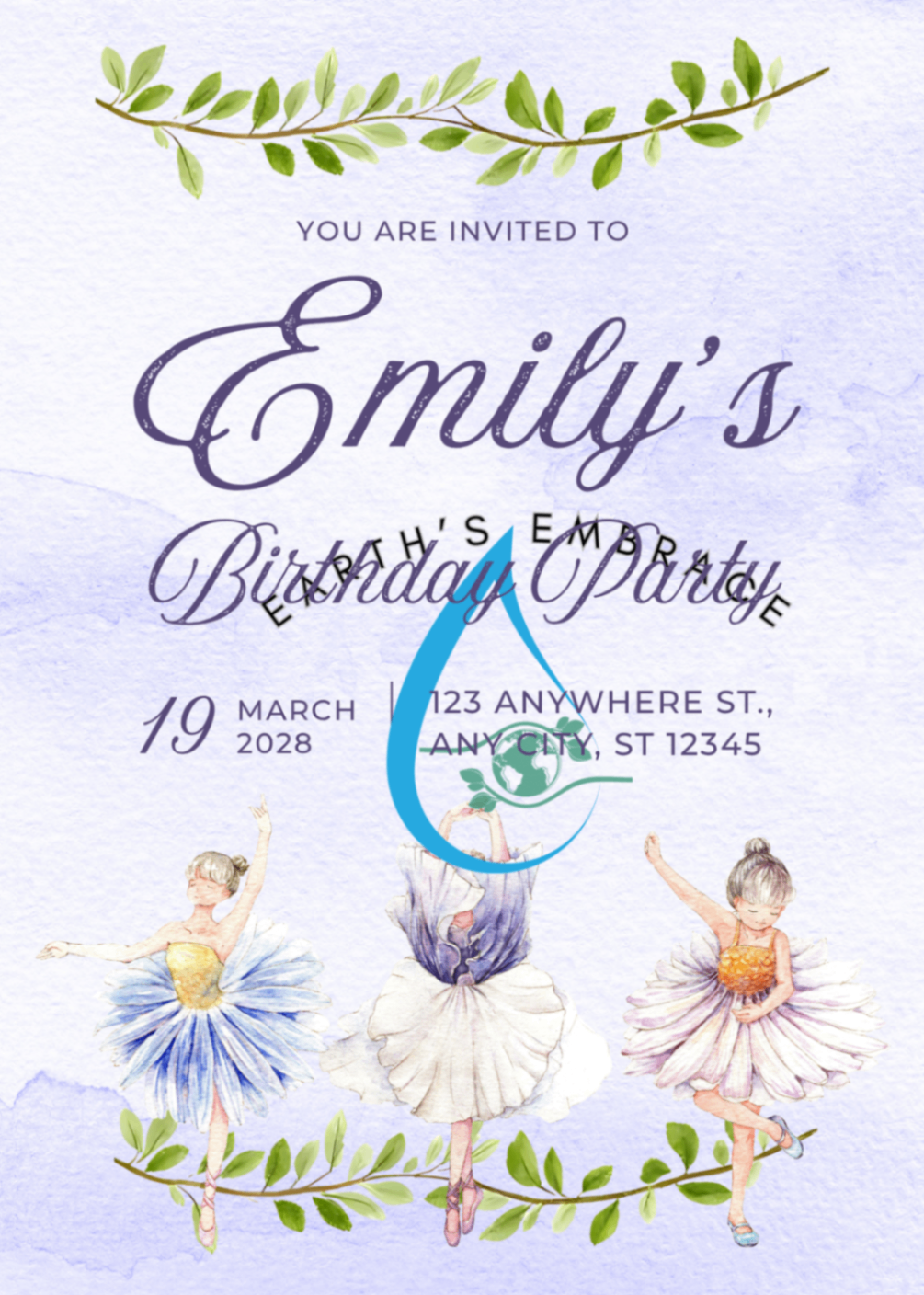 Ballerina Birthday