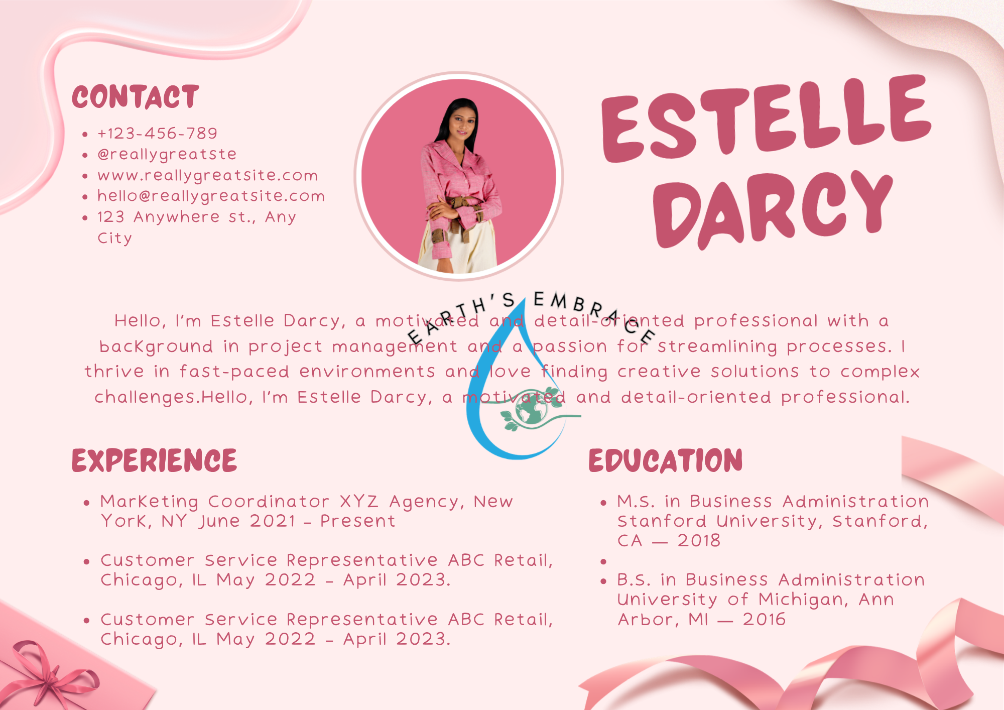 Estelle Darcy — Project Management