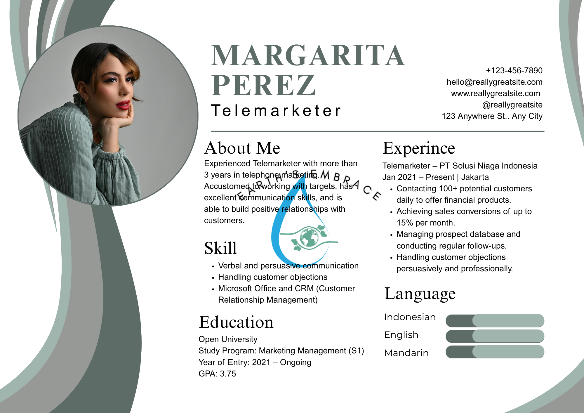 Margarita Perez — Telemarketer