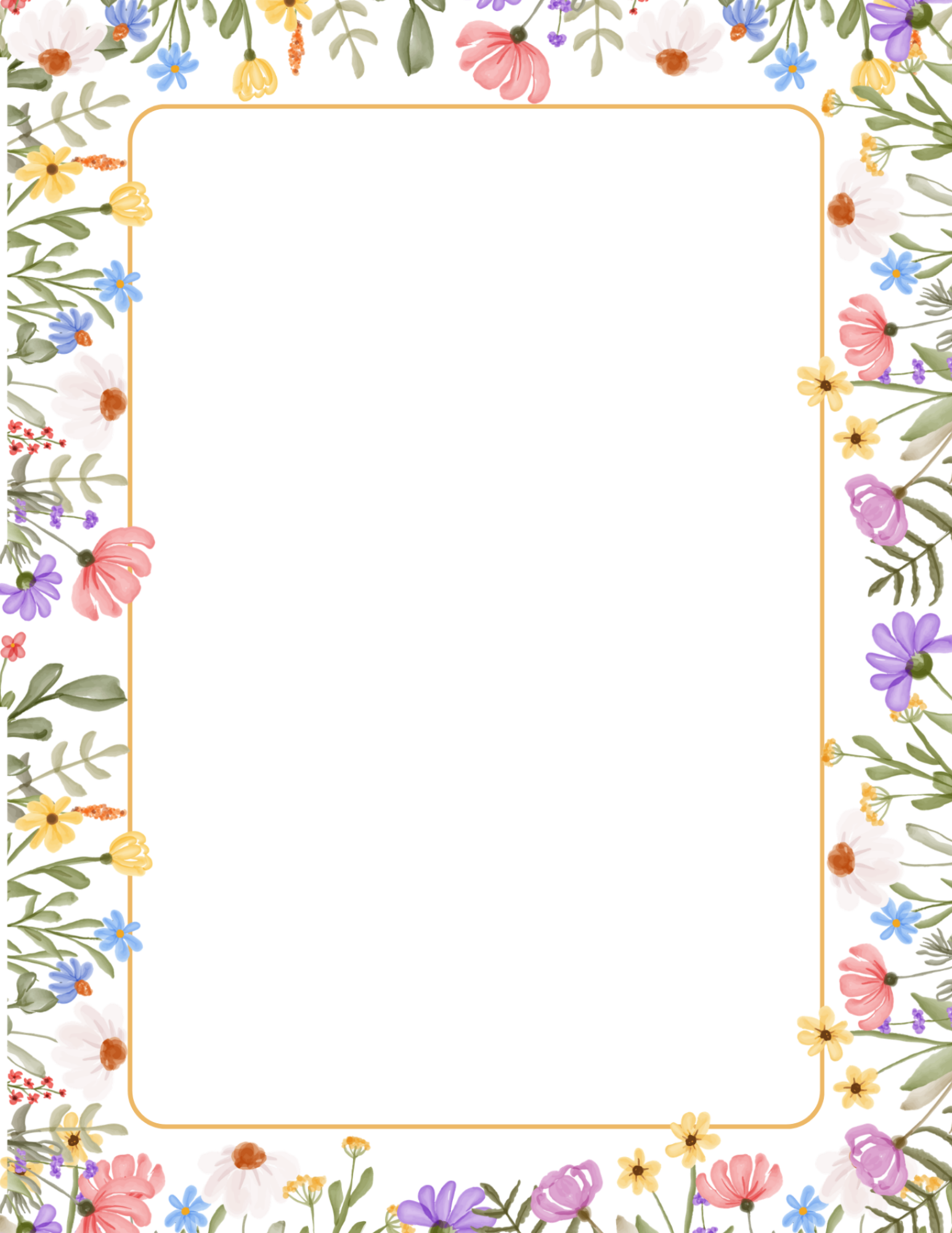 Garden Border Letter