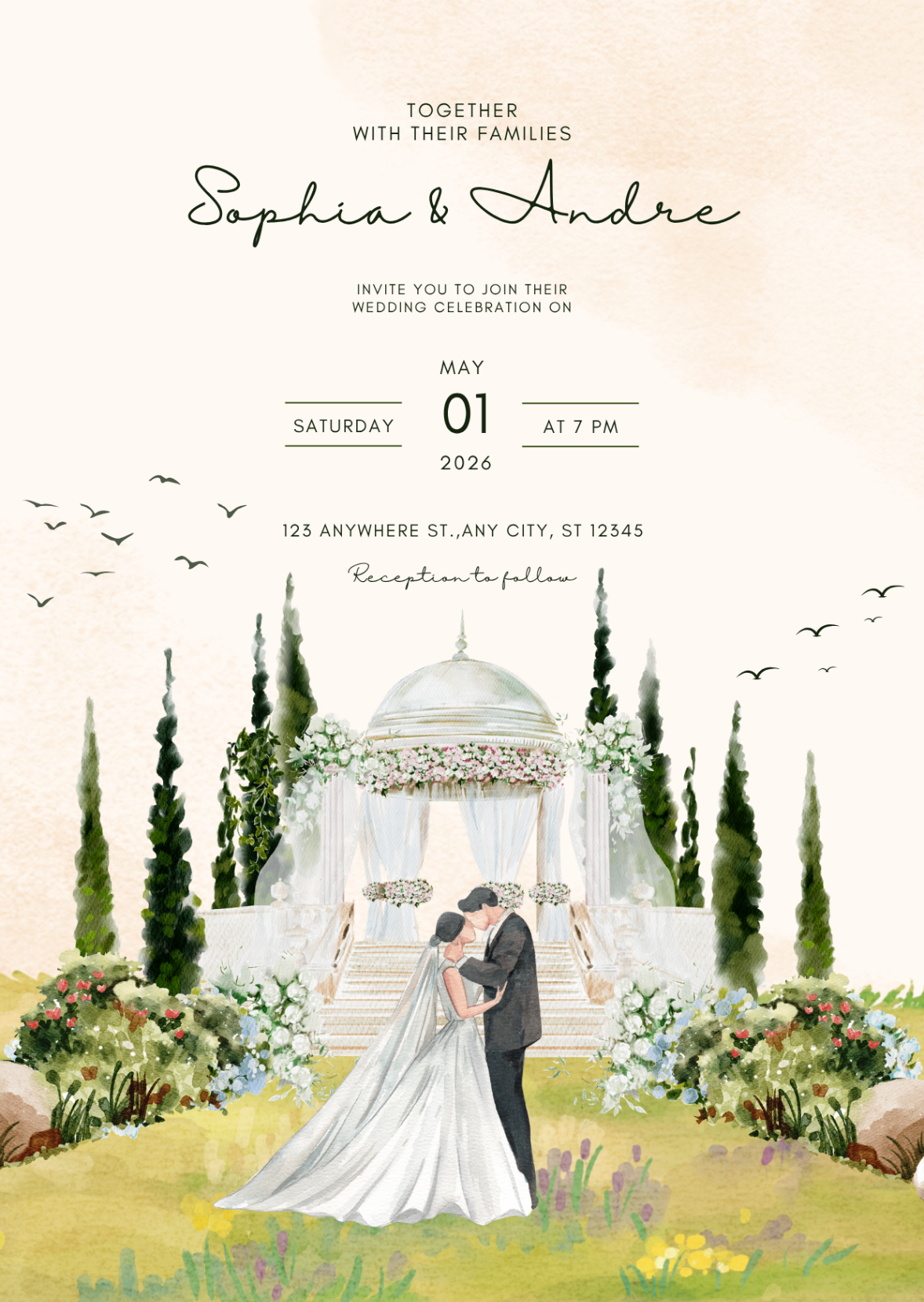 Garden Vows Virtual Invite