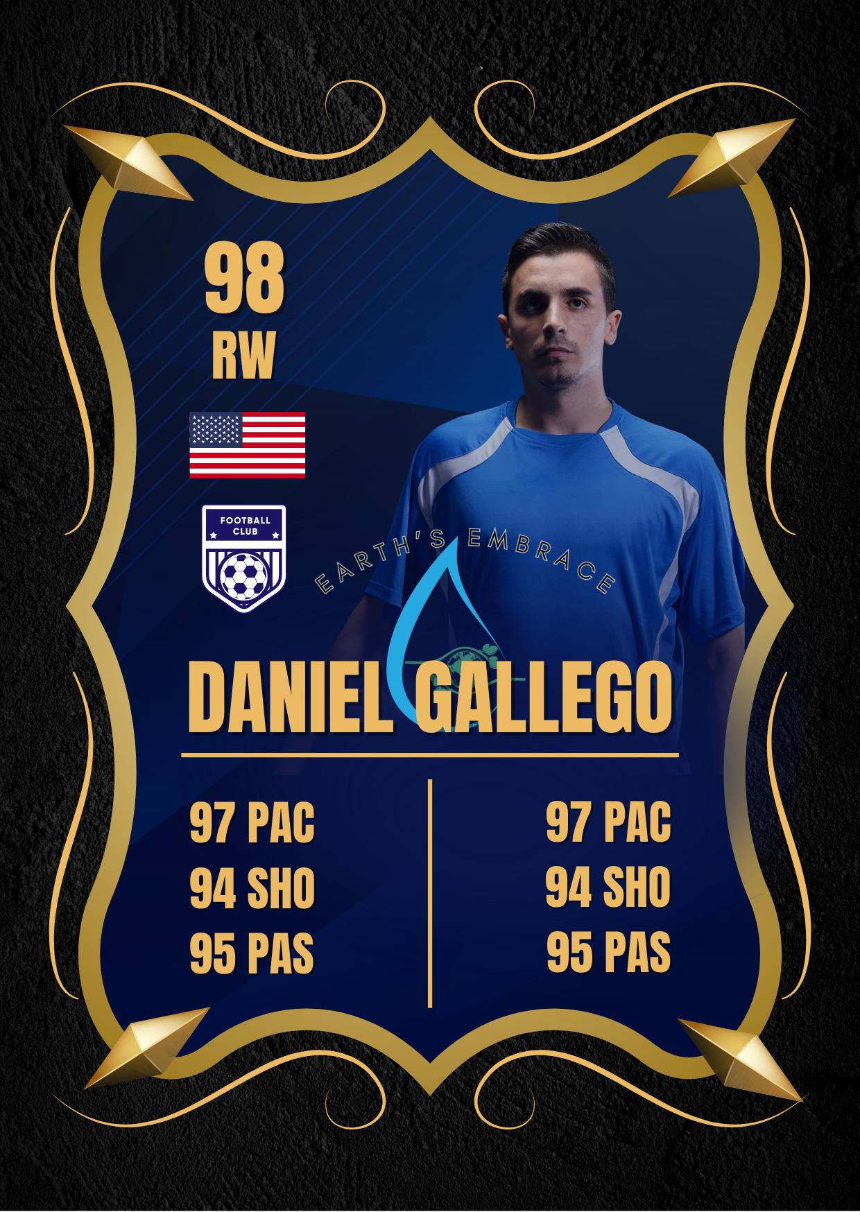 Daniel Gallego — Elite Football Card