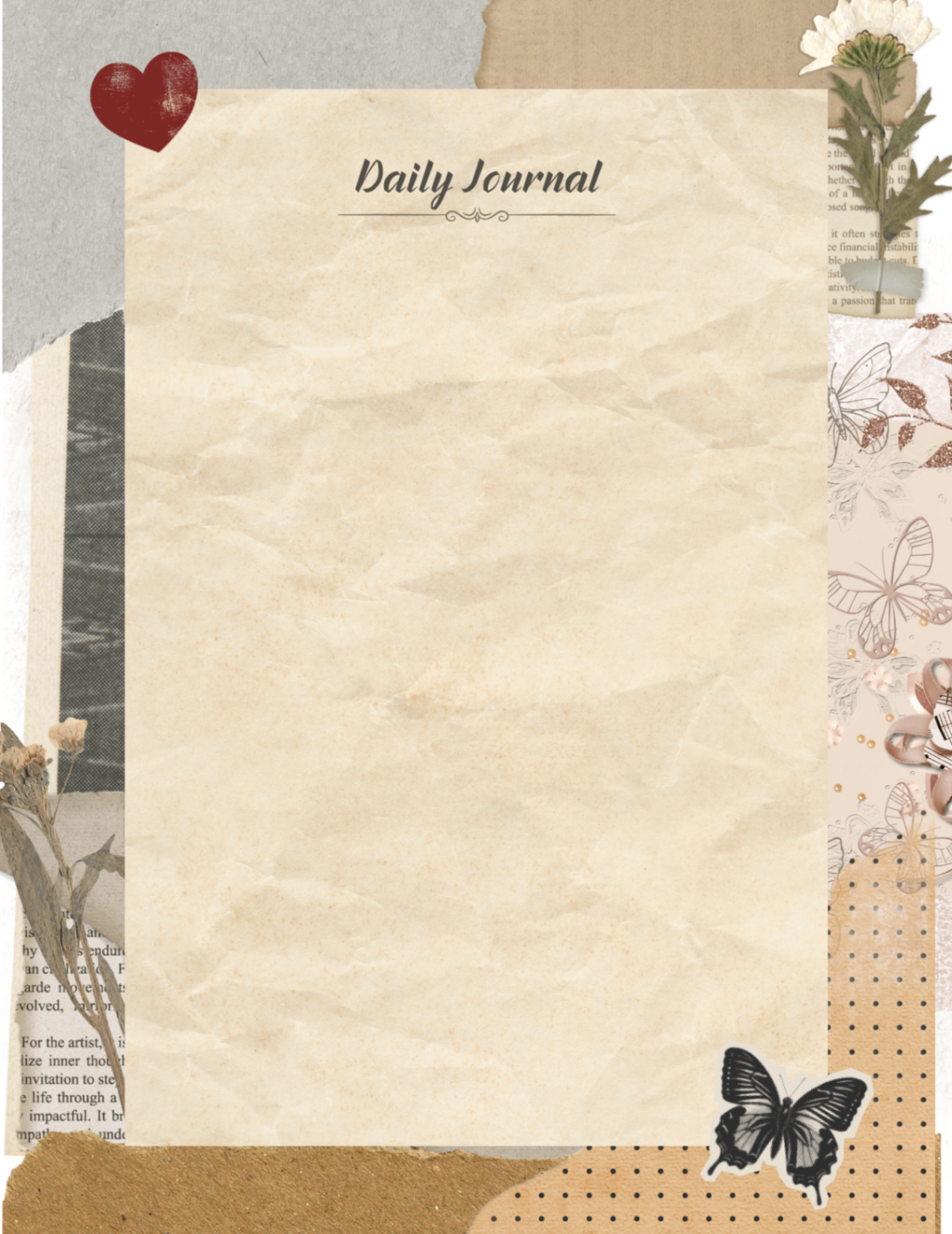 Botanical Lace Journal