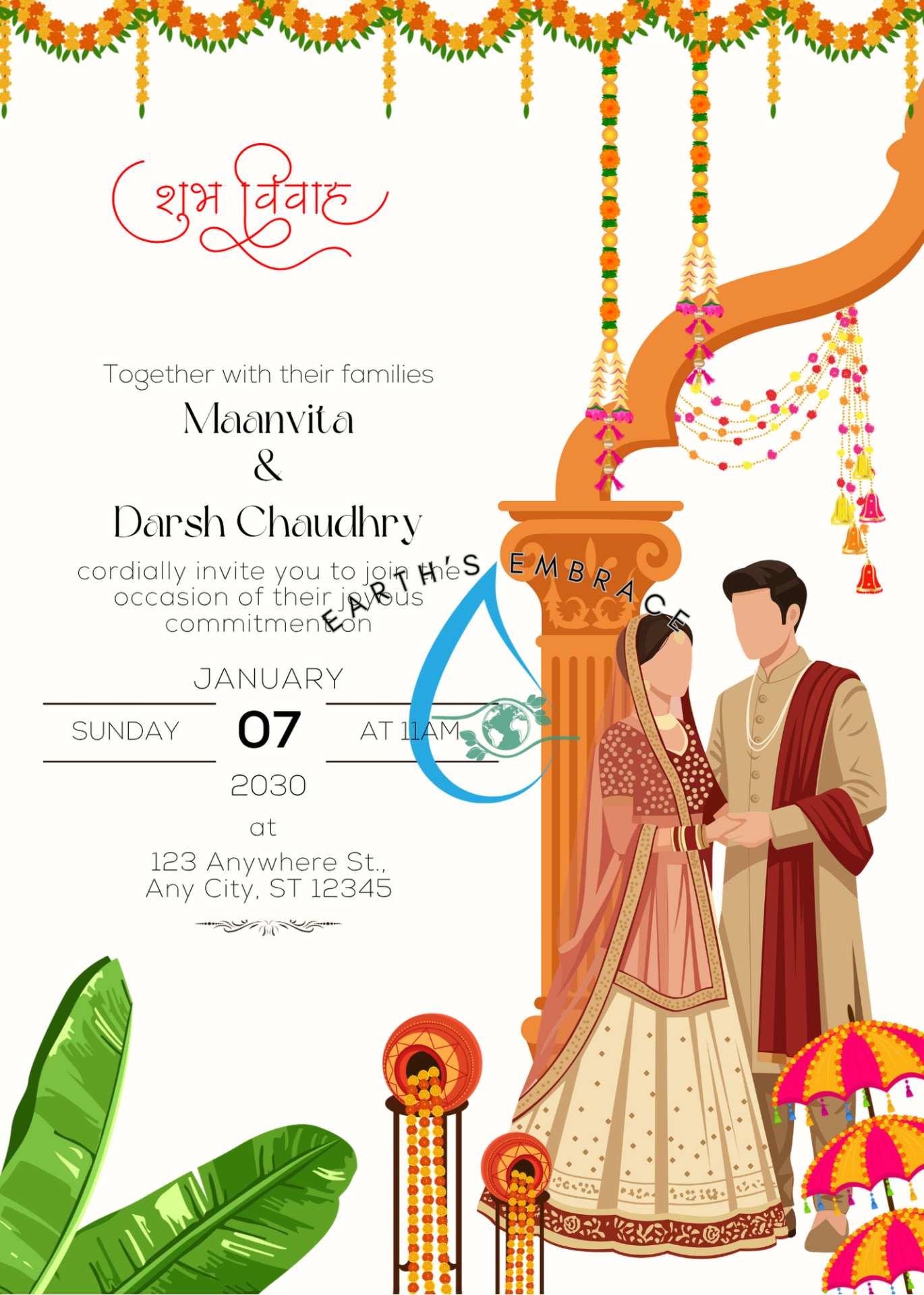 Royal Mandap Invitation